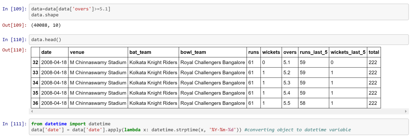 Read CSV